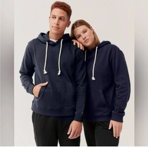 NWT Pact Unisex Maritime Navy One for All Hoodie Size Small 100% Organic Cotton
